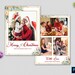 Christmas Photo Card Template 5x7 Editable Christmas Card Christmas ...