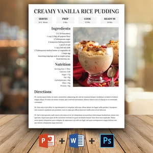 Editable Recipe Template, Recipe Binder Printable, Cookbook Template, Printable Cookbook, Personalized Recipe, Recipe Sheet Printable Recipe