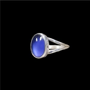Sterling Silver mood ring color changing medium size WATER PROOF oval mood ring handmade by Old Hippie Dave 925 silver with 11mmx15mm stone