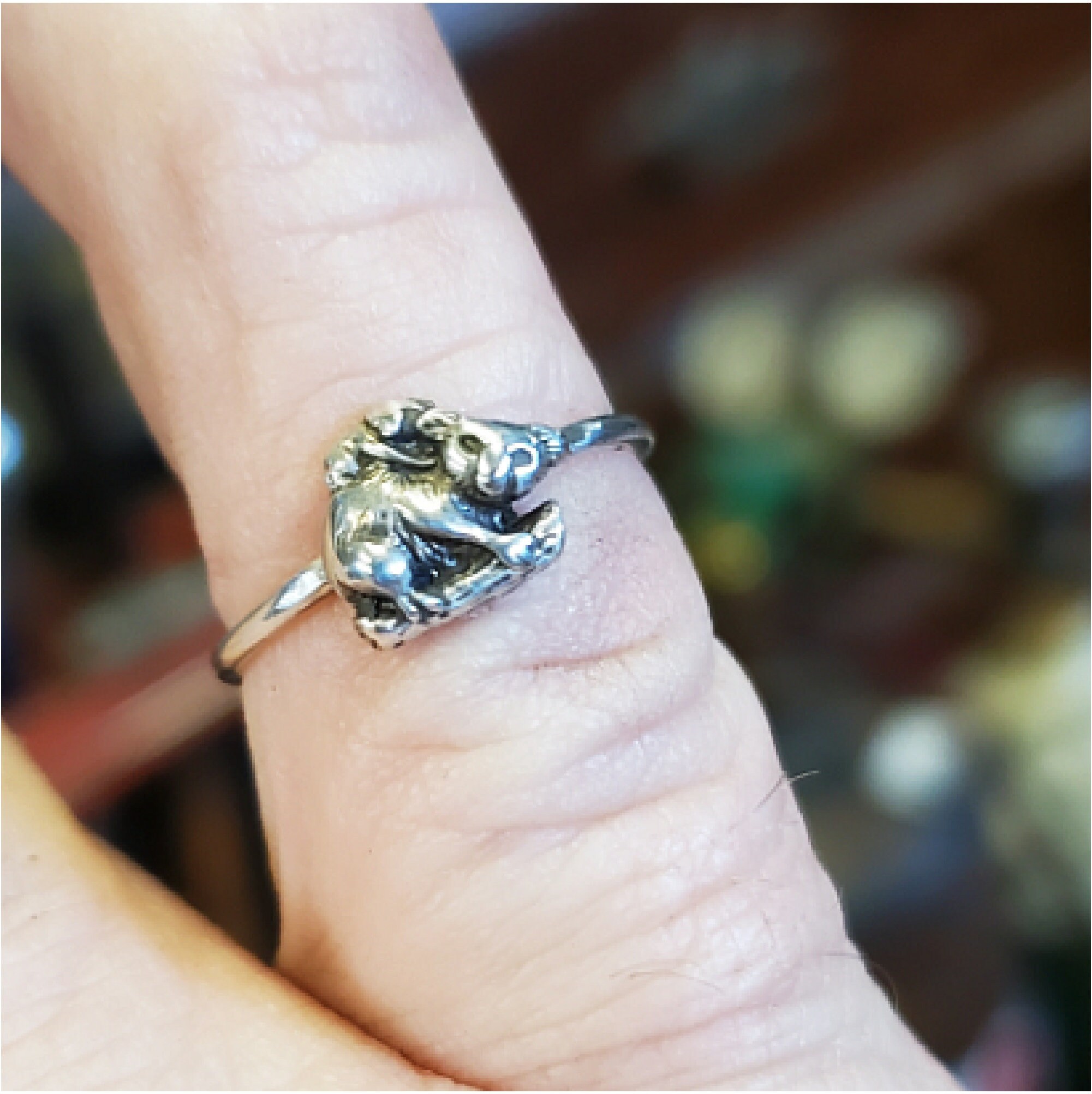 S925 Sterling Silber Koala-Bär-Ring, Koala-Ring, Tierliebhaber Schmuck,  Wickelring, offener Ring - Etsy.de