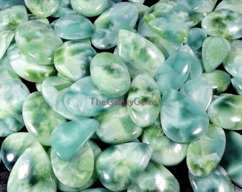 Hemimorphite Gemstone. Larimar Pattern Sky Blue Hemimorphite. Hemimorphite Cabochon. Hemimorphite Bulk wholesale Lot Loose. Up To 5000 Cts