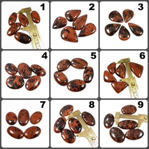 Red Mahogany Obsidian. Natural Mahogany Obsidian Cabochon. Mahogany Obsidian Gemstone. Wholesale Mahogany For jewelry. Vvariation-1