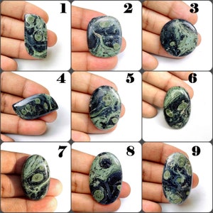 Kambaba jaspis cabochon. Massive~ Star Galaxy jaspis cabochon. Natuurlijke Star Galaxy-edelsteen. Groothandel Kambaba voor sieraden. Variatie EB-A