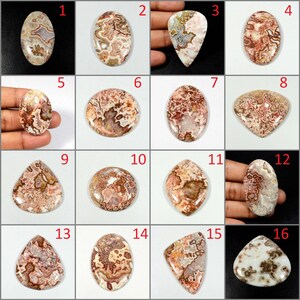 Natuurlijke Rosita Jaspis edelsteen. Crazy Lace-ontwerper Rosita. Amazing~ Rosita Jasper Cabochon. Groothandel Lot Mix Shape Rosita Jaspis Los.