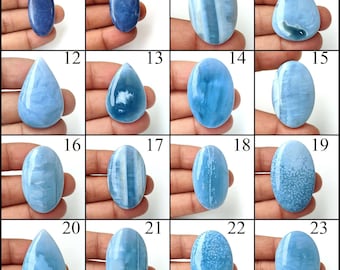 Natural Owyhee Blue Opal Gemstone. Blue Owyhee Opal Cabochon. Charming~ Bio Color Blue Owyhee Opal. Wholesale Owyhee Opal Loose