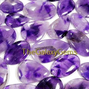 Paarse amethist edelsteen. Lot steramethist. Natuurlijke amethist cabochon. Mix Shape Healing Amethist voor sieraden groothandel bulkpartij tot 1 KG