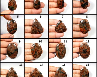 Brown Peanut Obsidian Gemstone. Amazing~ Peanut Obsidian. Natural Peanut Obsidian Cabochon. Mix Shape Obsidian For jewelry.  Variation
