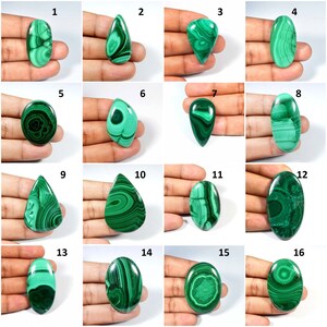 Natural Malachite Gemstone. Amazing~ Malachite. Green Malachite Cabochon. Mix Shape Malachite Handmade Loose For Jewelry. Variation