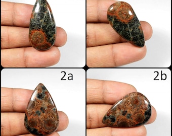 Naturlig jordnötsjaspis ädelsten. Brun jordnötsjaspis cabochon. Charmig ~ Jordnötsjaspis. Partihandel jordnötsjaspis för smycken. Variation PT-A