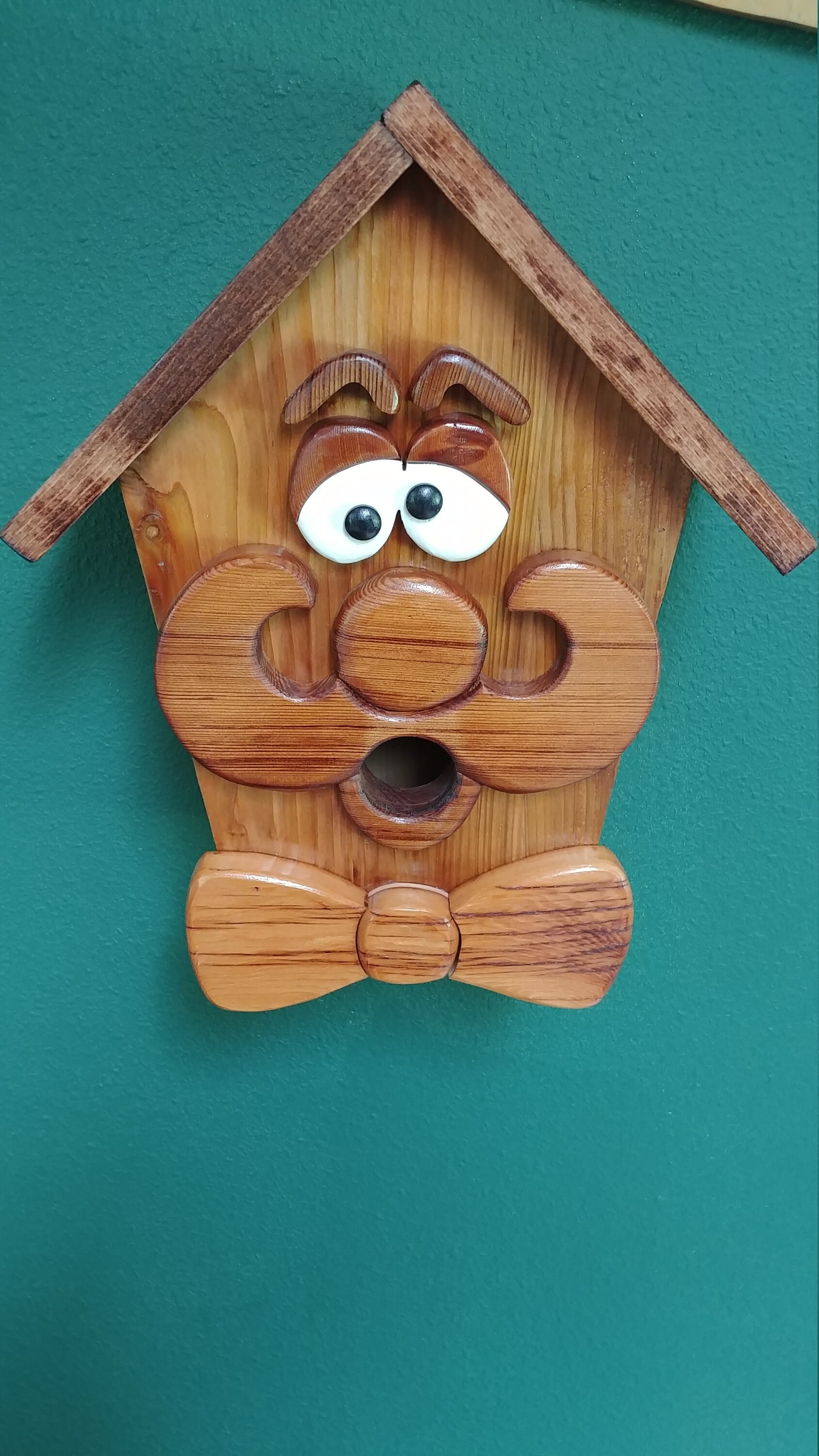 Fun Face Decorative Birdhouse Etsy