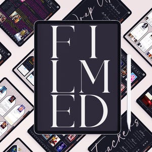 ULTIMATE Digital Movie Journal, Digital Movies & TV Planner, Digital Journal, Goodnotes Planner, Movie Review, Watch Log , Series Tracker,