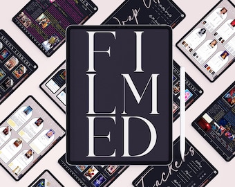 Digital Movie Journal: TV Series Tracker, Goodnotes Planner (PDF)