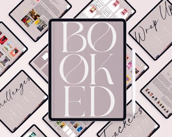 Digital Reading Journal: Book Review & Tracker (Goodnotes)