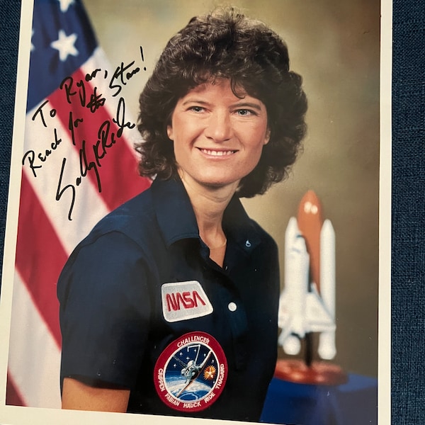 Sally Ride Astronaut Autographed 8X10 Photo-Deceased