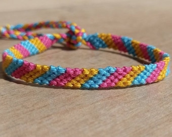 Pan Pride-armband Pansexuellt smyckeband HBTQ-gåva Gay queer armband fotlänk