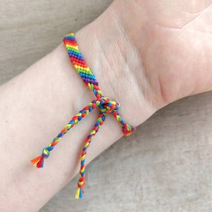 HBTQ-armband Gay pride-smycken Transsexuell bisexuell lesbisk gåva Queer armband fotlänk bild 4