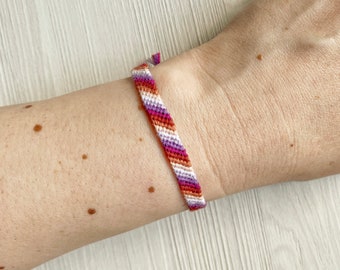 Lesbisk pride-armband Lesbisk flickvän present HBTQ armband fotlänk Femme butch smycken