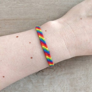 HBTQ-armband Gay pride-smycken Transsexuell bisexuell lesbisk gåva Queer armband fotlänk bild 3