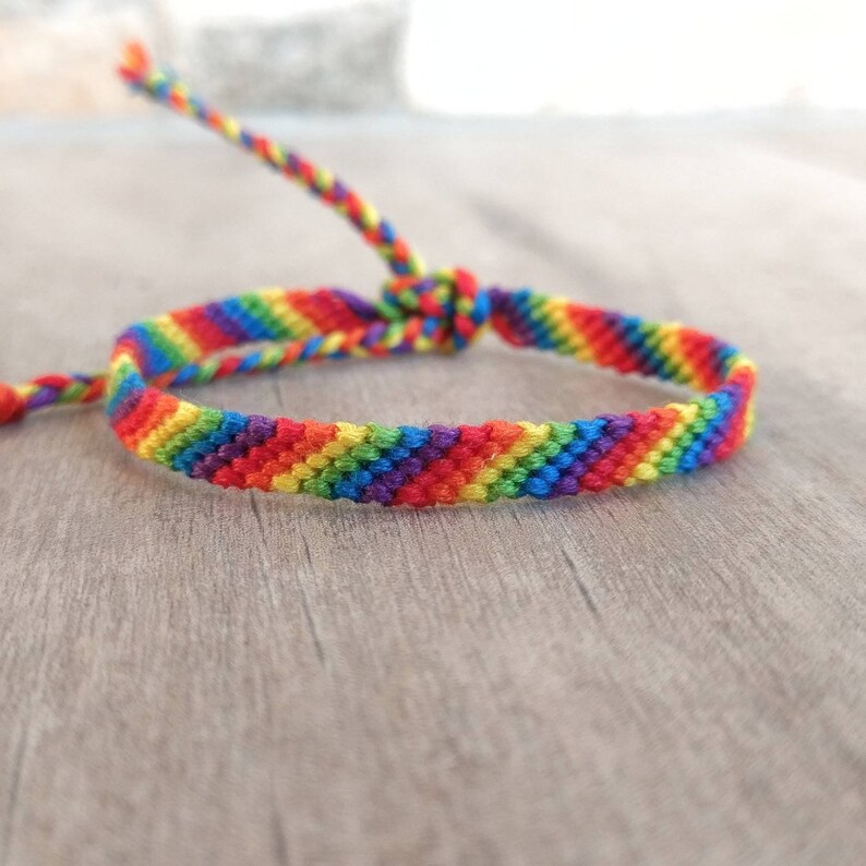 HBTQ-armband Gay pride-smycken Transsexuell bisexuell lesbisk gåva Queer armband fotlänk bild 2