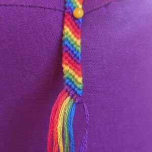HBTQ-armband Gay pride-smycken Transsexuell bisexuell lesbisk gåva Queer armband fotlänk bild 7