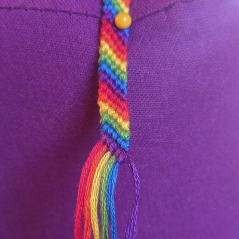 HBTQ-armband Gay pride-smycken Transsexuell bisexuell lesbisk gåva Queer armband fotlänk bild 7