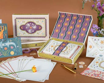 Juego de escritura de cartas