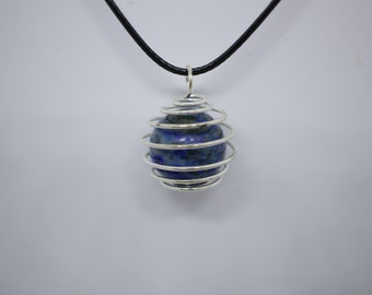 Lapis Lazuli Sphere Necklace