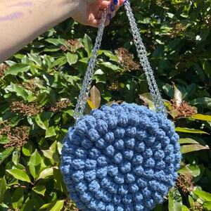Borsa uncinetto Round Bag Nocciolina carta da zucchero (24 cm)