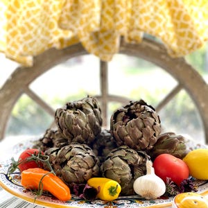 Dried Artichokes Hand Baked Floral Arrangements Garland Wreaths Tablescapes Bowl Fillers Dried Vegetables Natural Artichokes