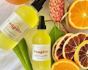 Tangelo Room & Linen Mist Bold Tangy Flavors Uniquely Delicious Invigorating Uplifting Freshen Bathroom Kitchen Closets Car Gym Mat and More