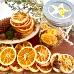 Dried Dehydrated Oranges Potpourri Fillers Holiday Garland Gift Wrapping Ideas Christmas Tree Fruit Ornaments Table Decor Mulled Spices