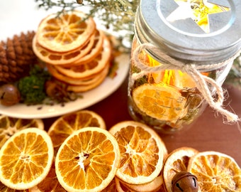 Dried Dehydrated Oranges Potpourri Fillers Holiday Garland Gift Wrapping Ideas Christmas Tree Fruit Ornaments Table Decor Mulled Spices