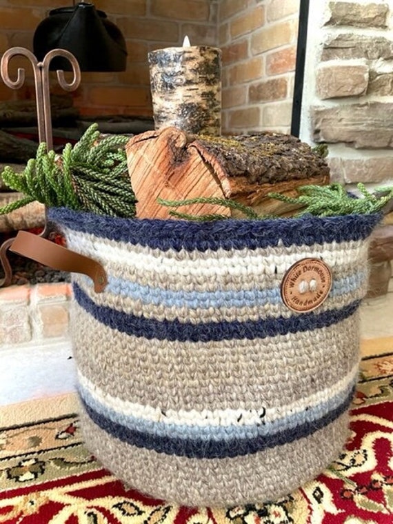 Farmhouse dog toy best sale basket