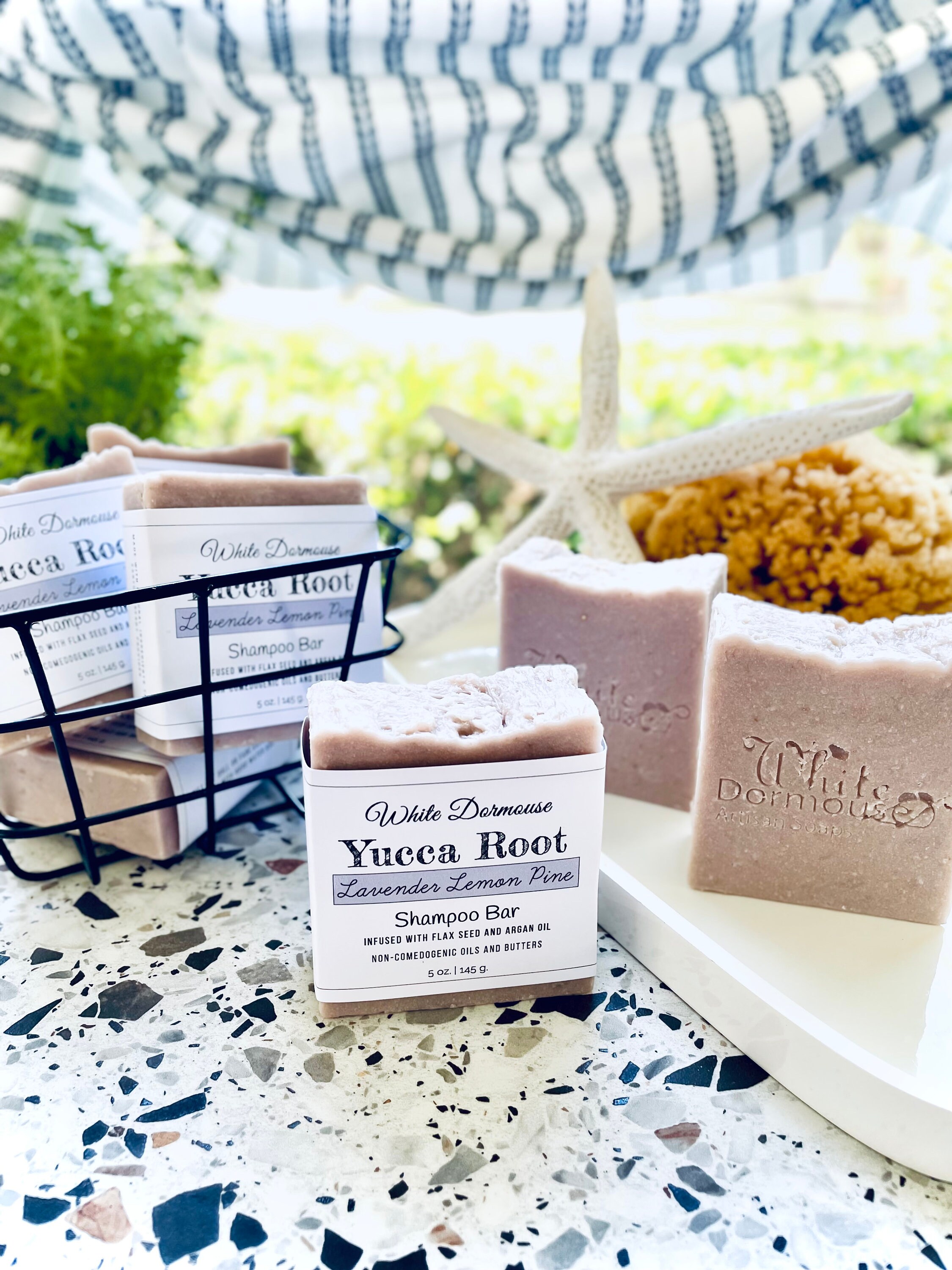 Yucca Root Shampoo Bar Lavender Lemon Pine Vegan Friendly