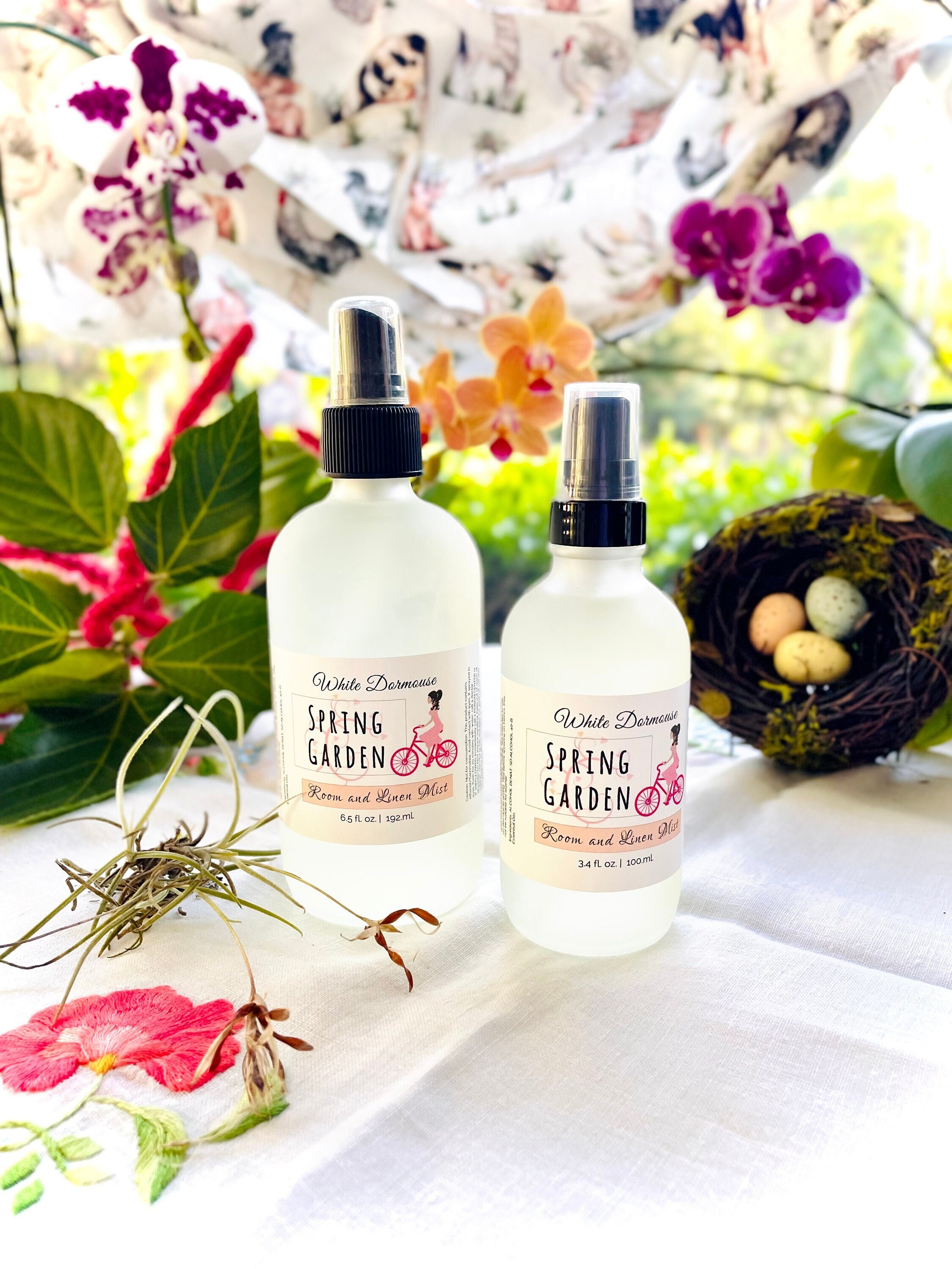 Linen Mist Room Spray Spring Garden Herb and Floral Kitchen Air