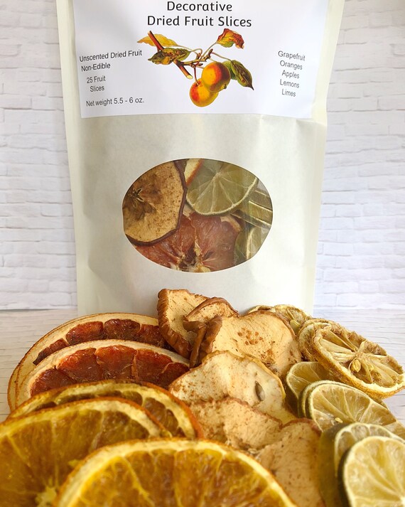 Dried Fruit Slices Decorative Grapefruit Oranges Apples Etsy