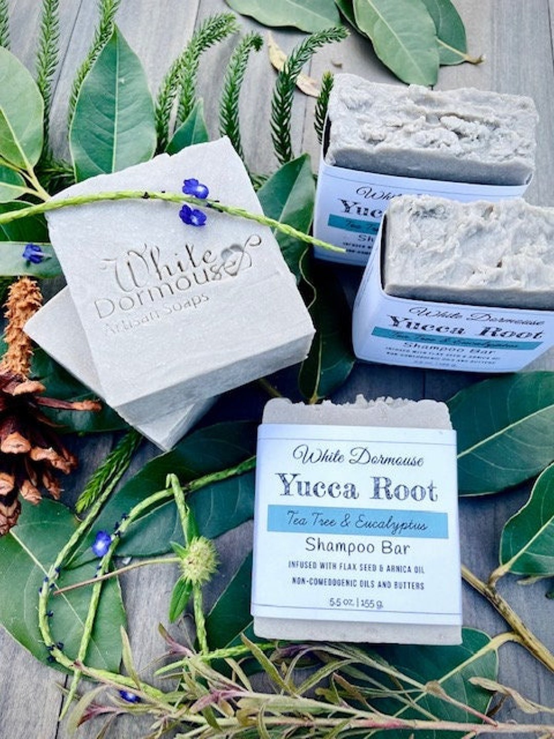 Yucca Root Shampoo Bar Tea Tree Eucalyptus Etsy