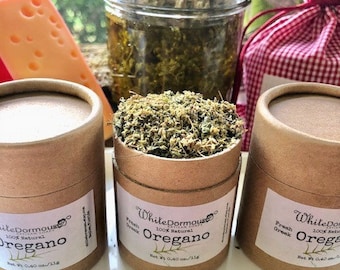 Greek Oregano 100% Fresh Natural Dried Genuine Ground Leaves Sweet Spicy Scent Perfect for Cooking or Infusing in Oil for Salves or Balms