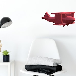 Airplane 3D model model. You get STL and OBJ file to use with 3D printer or in pepakura to make paper patterns