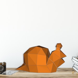 3D Model -Snail  You get STL and OBJ file to use with 3d printer or in pepakura to make patterns
