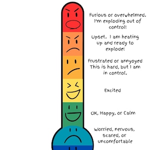 Feelings Thermometer for Kids