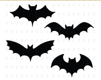 Bat File in formato SVG taglio vinile adesivo per ferro di cricut cameo sagoma sul trasferimento su tazza design di tessuto di maglia per bambini, Halloween in formato SVG