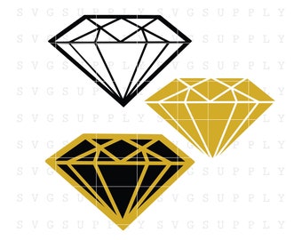 Diamonds SVG, Diamond cut file vinyl decal for silhouette cameo cricut iron on transfer on mug shirt fabric design for all ages
