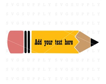 Download Pencil monogram svg | Etsy