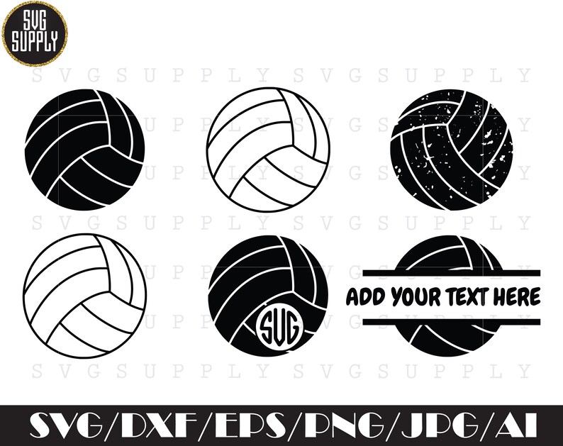 Download Volleyball SVG Volleyball Monogram SVG Cut File vinyl ...