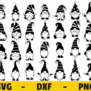 Gnome SVG, Gnomes SVG, Cute Funny Gnome svg, Christmas Gnome svg, Gnomies svg, Outline Gnome svg