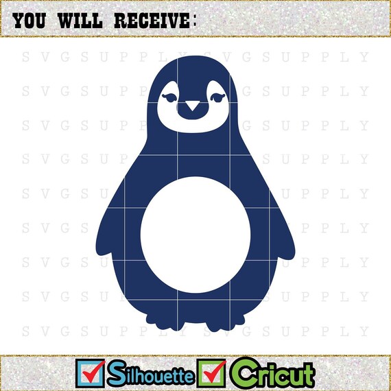 Download Penguin Svg Cut File Vinyl Decal For Silhouette Cameo Cricut Iron On Transfer On Mug Shirt