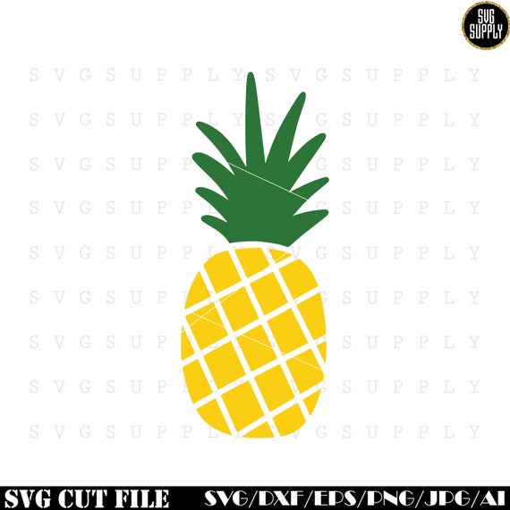 Download Fruit Svg Pineapple Svg Cut File Vinyl Decal For Silhouette Etsy