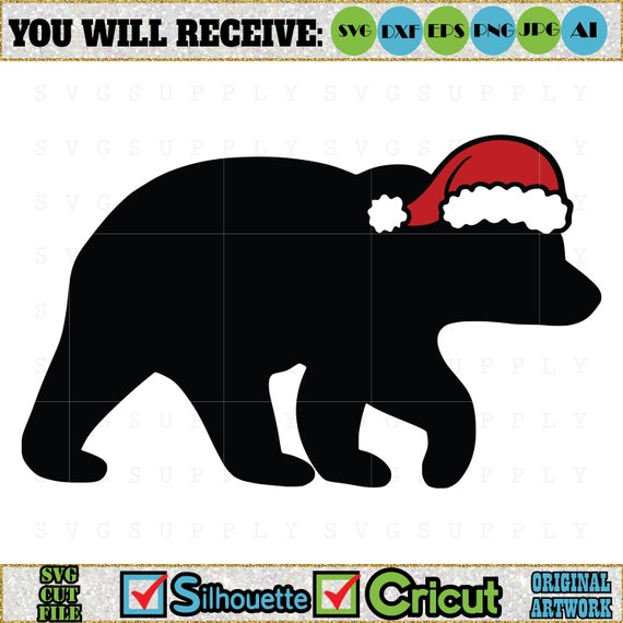 Download Christmas Bear SVG Christmas svg Bear svg Christmas Bear ...