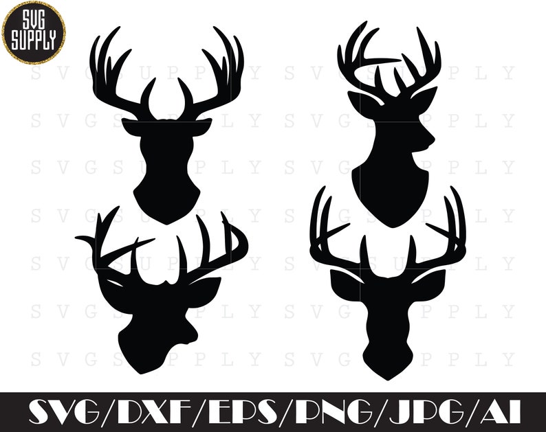 Download Reindeer SVG Deer SVG Deer Head SVG cut file vinyl decal ...